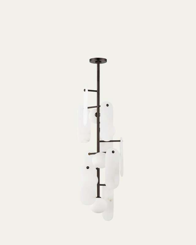 Megalith Stone Alabaster 5-Light Chandelier